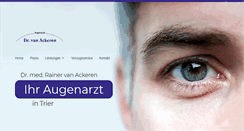Desktop Screenshot of dr-van-ackeren.de