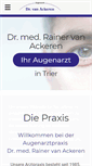 Mobile Screenshot of dr-van-ackeren.de